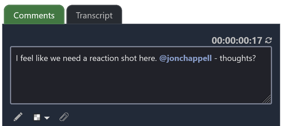 Comment Box